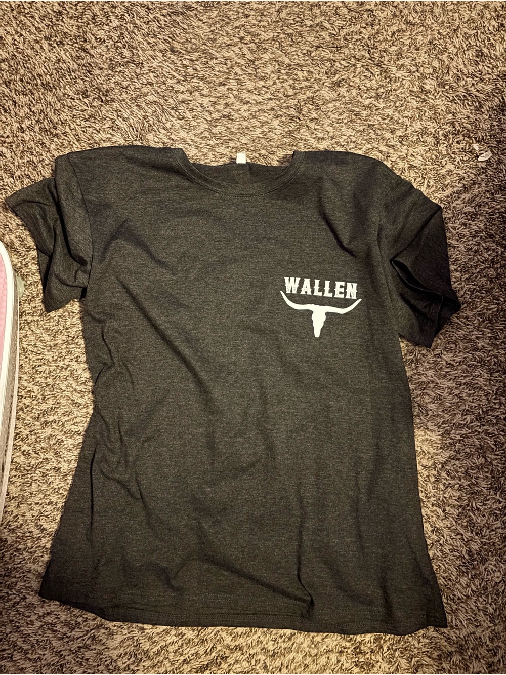 Morgan Wallen Graphic Tee in Dark Gray
